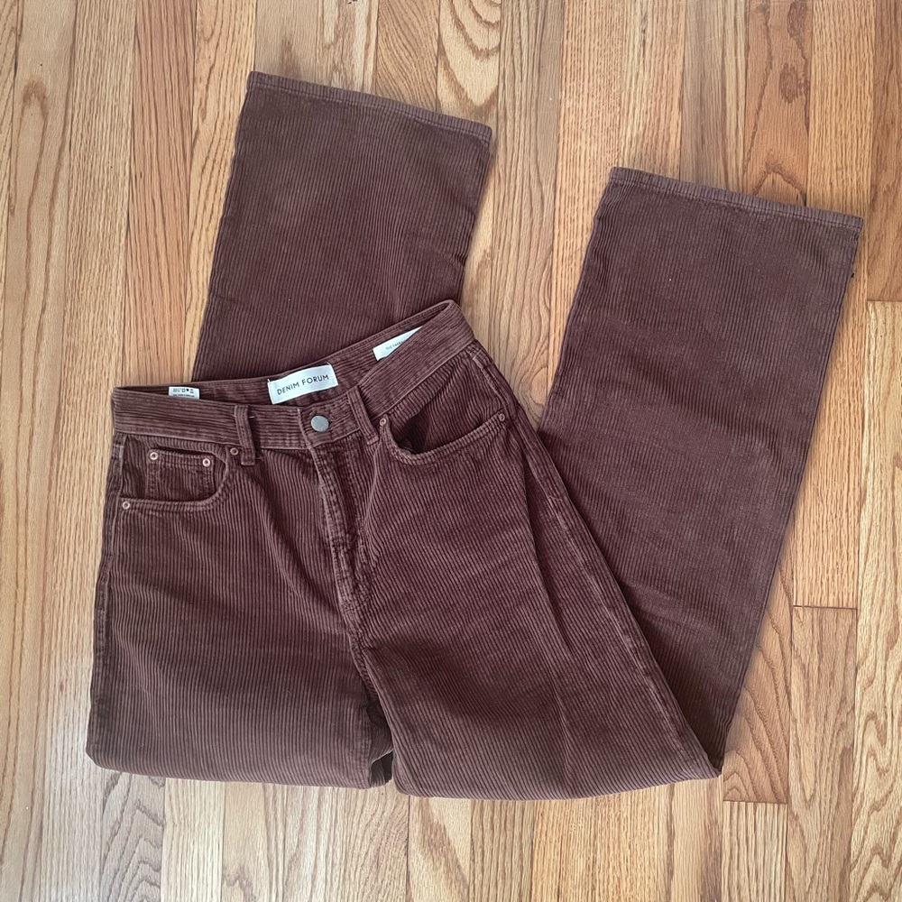 The Farrah Corduroy Hi-Rise Wide Pant